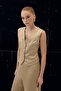 Classic Plain Vest - Camel - 4