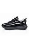 Black Men's Knitwear Parachute Fabric Casual Shoes |   Narrow Fit Full Orthopedic Lightweight Eva Sole Comfortable Design - 7