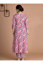 Mysamr Pink Viscose Cotton Kurta With Palazzo & Dupatta Set - VRN1016 | Pink - 3