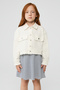Girl White Jacket - 2