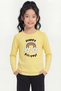 3-Piece Round Neck Print Detailed Long Sleeve 3-Piece Girls' T-Shirt - 3