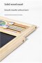 Kids Double-Sided Wooden Art Easel with Magnetic Black & White Board - 7