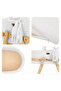 Moses Rope Basket with Stand - White - 5