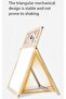 Kids Double-Sided Wooden Art Easel with Magnetic Black & White Board - 4