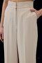 Anna Striped Trousers - Beige - 7