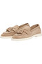 Lightweight Suede Women's Tasseled Beige Loafer - 2