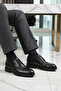 Black Genuine Leather Men's Casual Shoes 618 m - 2
