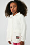 Girl White Raincoat - 3