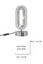 Doruk Modern Table Lamp Energy Saving Decorative Led Lampshade (Daylight) Bedroom Study Room - 2