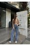 Butterfly Streetwear Baggy Blue Pants - 5