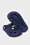 High Sole Stone Comfort Women's Sandals Dark Blue - 5