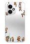 Honor 400 Compatible Monkeys Patterned Transparent Phone Case