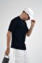 Ribbed Flexible Crew Neck Men's Half Oversize Fit T-Shirt - 4