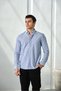 Men's Cotton Striped Slim Fit Linen Look Shirt