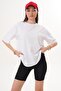 Women's Back Print Detailed Crew Neck Oversize T-Shirt 260257 - 2