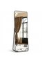® Decorative Black Floor Mirror, Vertical, Rectangular, Rounded Corners, 150x40 cm - 7