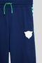 Boy Navy Blue Tracksuit Bottom - 6