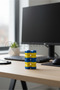 Yellow navy blue stress cube - infinity cube, foldable cube, stress toy - 4