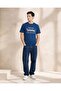 Men Blue Printed T-Shirt - 3