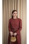 Premium Belt Detailed Long Hijab Dress |   Minimalist Stylish Daily Office & Event Dress Tile - 2