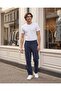Men Dark Blue Cotton Terry Pyjama Bottom