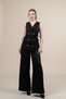 Women's Summer Black Side Piping Detailed Vest and Elastic Waist Pocketed Trousers Set Stylish Daily Comfortable Two-Piece 1268