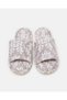 Women Purple White Assorted Floral Print Mule Slipper - 2