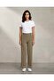 Women Green Embroidered Wideleg Trousers - 3