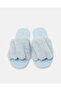Women Grey Quilted Closed Toe Mule Slipper - 2