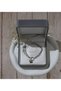 Silver Color Chain Big Heart Motif Steel Bracelet - 2