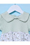 Infant Girls Light Green Knit Twofer Dress - 3