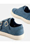 Boys Blue Denim Velcro Sneakers - 4