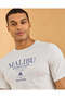 Men White Printed T-Shirt - 4