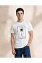 Men White Printed T-Shirt - 2
