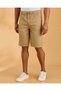 Men Beige Plain Pull-On Shorts