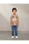 Boys Brown Printed T-Shir - 4