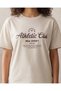 Women Ivory Print Short Sleeve Active T Shirt - 4