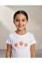 Girls White Embroidered Flower T-Shirt - 5