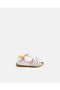 Infant Girls Silver Cage Fisherman Sandals
