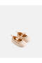 Baby Pink Heart Laser Cut Pram Shoes - 2