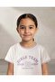 Girls White Varsity Printed Scuba T-Shirt - 6