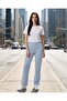 Women Blue Elasticated Hem Jog Pants - 2