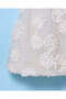 Infant Girls Beige Chiffon Dress - 4