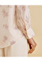 Women White Printed Button Front Blouse - 5