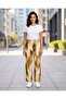 Women’s Printed Satin Flared Trousers - 2