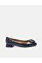 Women Navy Courtshoes With Buckle Trim