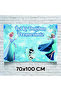 Elsa 70X100 cm Canvas Birthday Banner - Canvas - Poster