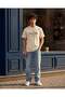 Men Beige Printed T-Shirt