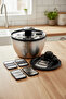 Mien 11-Piece Professional Grater Mixing and Salad Spinner Storage Container Full Prep Set - 2