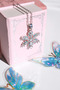 Steel Snowman Snowflake Necklace - 2